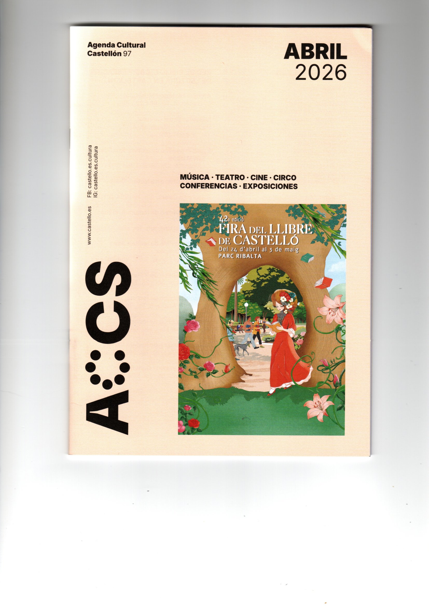 AGENDA CULTURAL DE CASTELLON ABRIL 2026